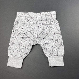 unisex Baby Berry, grey leggings / bottoms, elasticated, EUC, size 0000,  