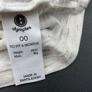 Boys Dymples, grey t-shirt / top, dinosaur, GUC, size 00,  