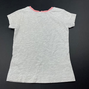 Girls Anko, grey marle pyjama t-shirt / top, FUC, size 2,  