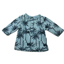 Load image into Gallery viewer, Boys Baby Berry, blue cotton long sleeve top, FUC, size 0000,  