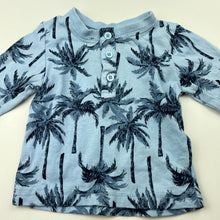 Load image into Gallery viewer, Boys Baby Berry, blue cotton long sleeve top, FUC, size 0000,  