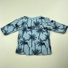 Load image into Gallery viewer, Boys Baby Berry, blue cotton long sleeve top, FUC, size 0000,  