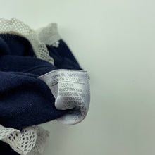 Load image into Gallery viewer, Girls Target, navy cotton romper, wash fade, FUC, size 0,  