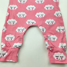 Load image into Gallery viewer, Girls Pink Heart, romper, clouds, GUC, size 00,  