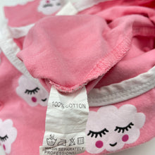 Load image into Gallery viewer, Girls Pink Heart, romper, clouds, GUC, size 00,  