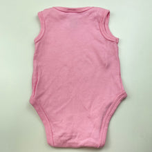 Load image into Gallery viewer, Girls Dymples, pink cotton bodysuit / romper, FUC, size 000,  