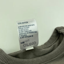 Load image into Gallery viewer, Boys Anko, grey soft cotton long sleeve top, FUC, size 0,  