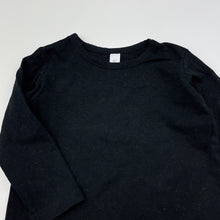 Load image into Gallery viewer, unisex Dymples, black long sleeve t-shirt / top, GUC, size 1,  