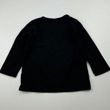 Load image into Gallery viewer, unisex Dymples, black long sleeve t-shirt / top, GUC, size 1,  