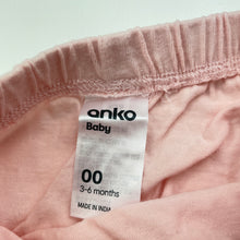 Load image into Gallery viewer, Girls Anko, pink cotton nappy cover / bloomers, EUC, size 00,  