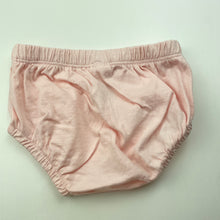 Load image into Gallery viewer, Girls Anko, pink cotton nappy cover / bloomers, EUC, size 00,  