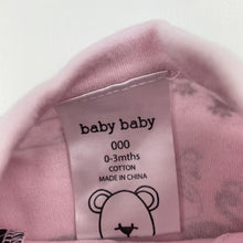 Load image into Gallery viewer, Girls Baby Baby, pink cotton long sleeve top, EUC, size 000,  