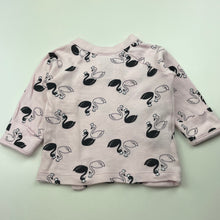 Load image into Gallery viewer, Girls Baby Baby, pink cotton long sleeve top, EUC, size 000,  