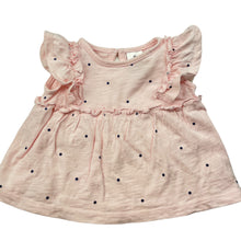 Load image into Gallery viewer, Girls Target, pink organic cotton t-shirt / top, EUC, size 000,  