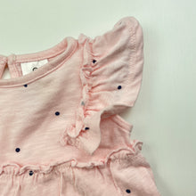 Load image into Gallery viewer, Girls Target, pink organic cotton t-shirt / top, EUC, size 000,  