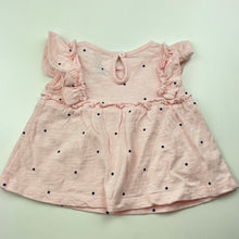 Load image into Gallery viewer, Girls Target, pink organic cotton t-shirt / top, EUC, size 000,  