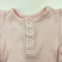 Load image into Gallery viewer, Girls Cotton On, pink ribbed bodysuit / romper, FUC, size 0000,  