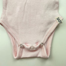 Load image into Gallery viewer, Girls Cotton On, pink ribbed bodysuit / romper, FUC, size 0000,  