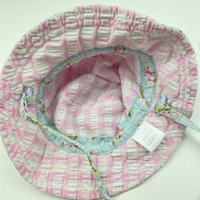 Load image into Gallery viewer, Girls Millymook, reversible lightweight cotton bucket hat, FUC, size 000-00,  