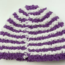 Load image into Gallery viewer, unisex soft feel, striped hat / beanie, EUC, size 000,  
