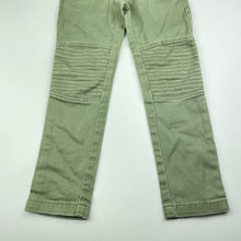 Load image into Gallery viewer, Girls Target, khaki stretch cotton pants, adjustable, Inside leg: 44cm, GUC, size 5,  