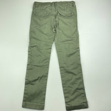 Load image into Gallery viewer, Girls Target, khaki stretch cotton pants, adjustable, Inside leg: 44cm, GUC, size 5,  