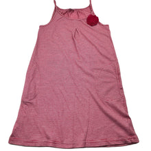Load image into Gallery viewer, Girls Target, redstripe cotton casual dress, GUC, size 6, L: 60cm