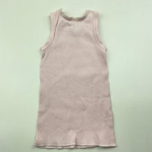 Load image into Gallery viewer, Girls Target, pink ribbed cotton singlet top, GUC, size 000,  
