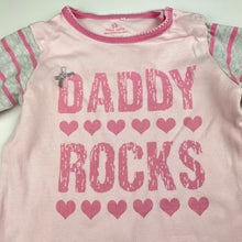 Load image into Gallery viewer, Girls Next, pink cotton coverall / romper, marks on back, FUC, size 0,  