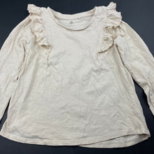 Load image into Gallery viewer, Girls Target, organic cotton ruffle long sleeve top, GUC, size 5,  
