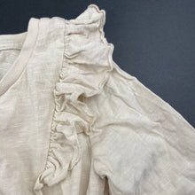 Load image into Gallery viewer, Girls Target, organic cotton ruffle long sleeve top, GUC, size 5,  