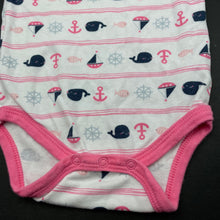 Load image into Gallery viewer, Girls Baby Gear, soft cotton bodysuit / romper, GUC, size 00,  