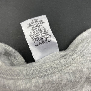 unisex Target, grey soft cotton bodysuit / romper, GUC, size 000,  