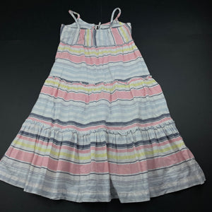 Girls H&T, cotton summer maxi dress, FUC, size 3, L: 65cm