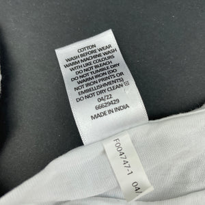 Girls Target, white cotton t-shirt / top, GUC, size 12,  
