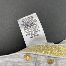 Load image into Gallery viewer, Girls Target, grey marle &amp; gold glitter leggings, EUC, size 00,  