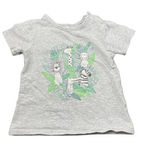 Load image into Gallery viewer, Boys Target, grey marle t-shirt / top, GUC, size 00,  