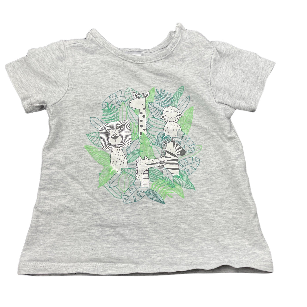 Boys Target, grey marle t-shirt / top, GUC, size 00,  