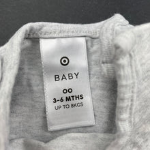 Load image into Gallery viewer, Boys Target, grey marle t-shirt / top, GUC, size 00,  