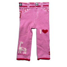 Load image into Gallery viewer, Girls Bonds, pink stretchy leggings / bottoms, GUC, size 000-00,  