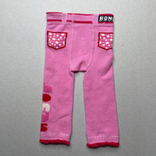 Load image into Gallery viewer, Girls Bonds, pink stretchy leggings / bottoms, GUC, size 000-00,  