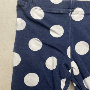 Girls Baby Baby, navy & white leggings / bottoms, FUC, size 0000,  