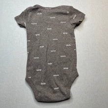 Load image into Gallery viewer, unisex Carters, soft feel bodysuit / romper, EUC, size 00,  