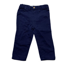 Load image into Gallery viewer, Boys Little Gent, navy cotton pants, adjustable, GUC, size 0,  