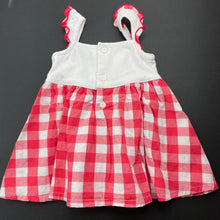 Load image into Gallery viewer, Girls Pumpkin Patch, lined cotton summer dress, FUC, size 0000, L: 33cm