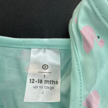 Load image into Gallery viewer, Girls Target, cotton casual dress, flamingos, EUC, size 1, L: 46cm