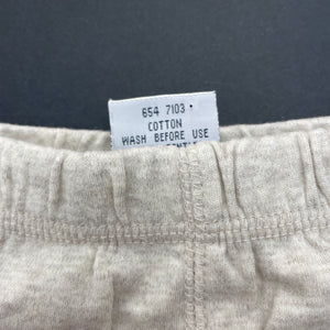 unisex Dymples, cotton pants / bottoms, elasticated, EUC, size 000,  