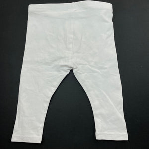 Girls Target, white leggings / bottoms, GUC, size 000,  