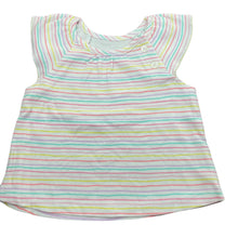 Load image into Gallery viewer, Girls Mix Baby, striped soft cotton top, EUC, size 000,  