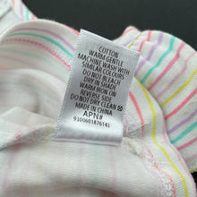 Load image into Gallery viewer, Girls Mix Baby, striped soft cotton top, EUC, size 000,  